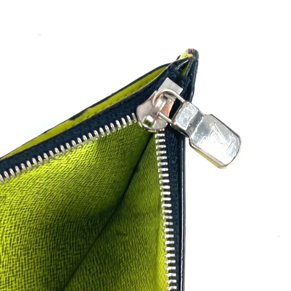 LOUIS VUITTON M30950 Taigalama Coin card-holder Wallet Coin Case coin purse